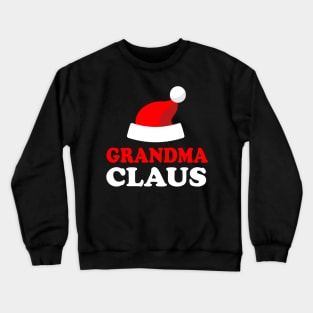 Grandma Claus Logo Design Crewneck Sweatshirt